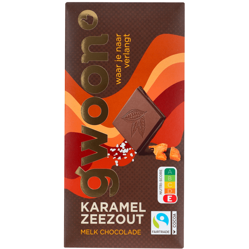 G'woon Chocoladereep melk karamel zeezout