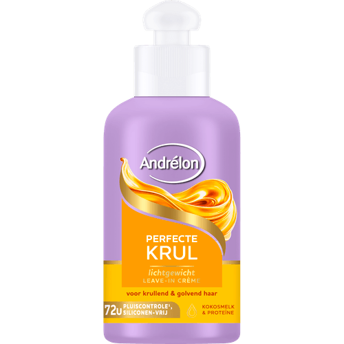 Foto van Andrélon Haarcreme perfecte krul op witte achtergrond