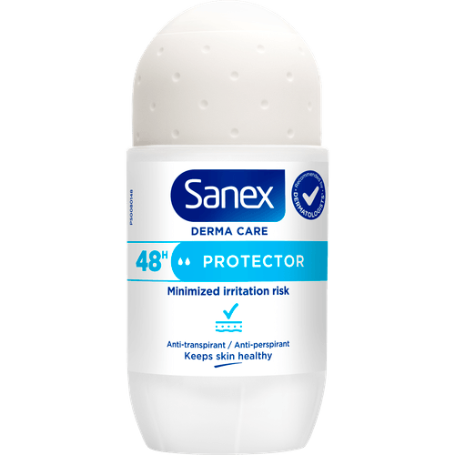 Foto van Sanex Deoroller protector op witte achtergrond