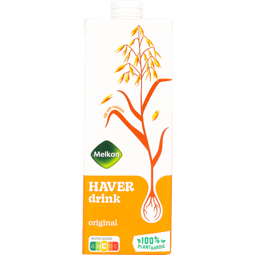 Foto van Melkan Haver drink original op witte achtergrond