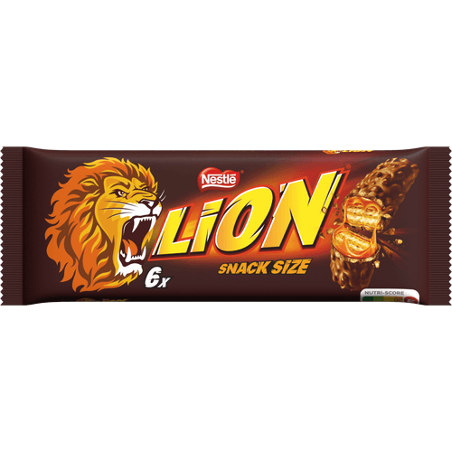 Foto van Nestlé Lion op witte achtergrond