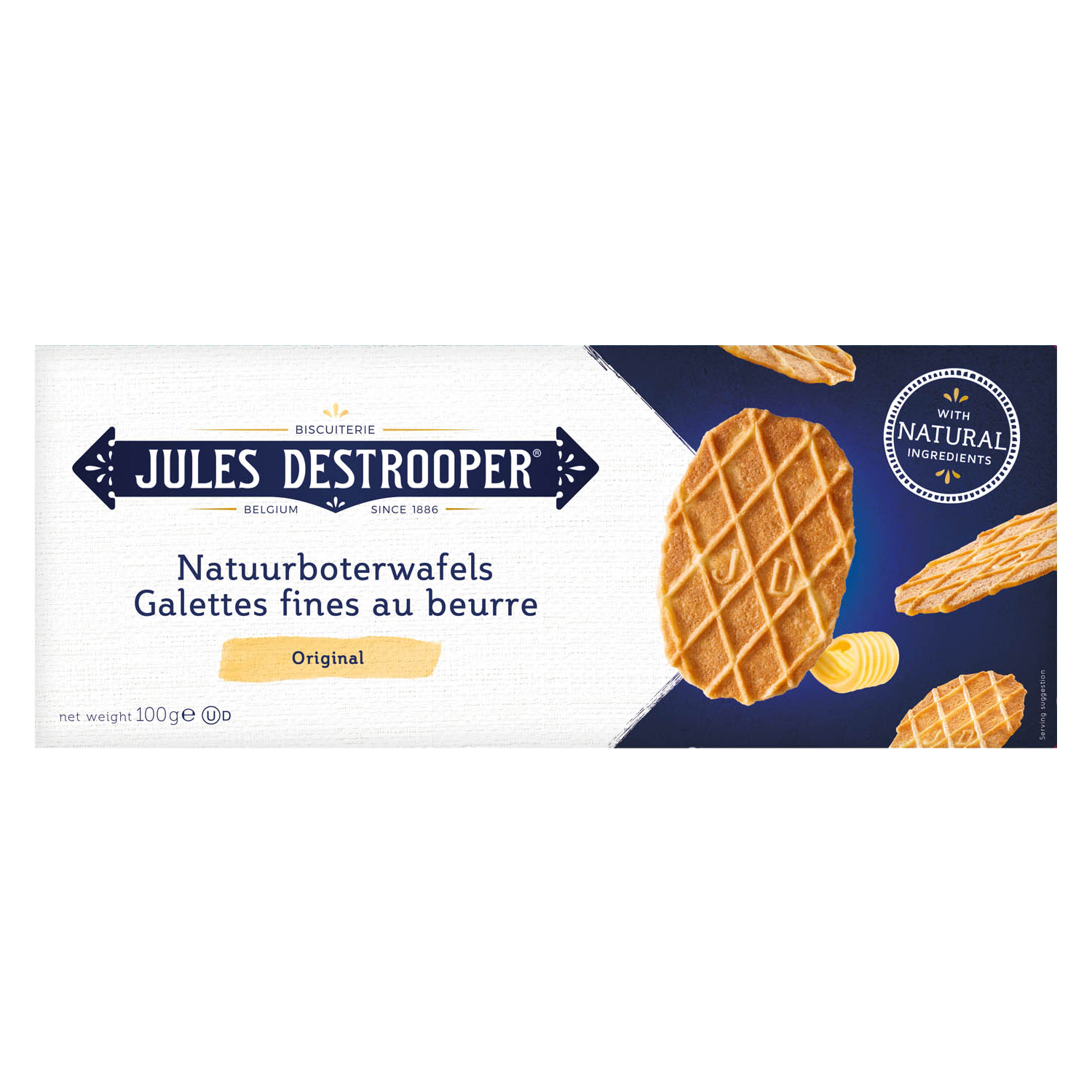 Jules Destrooper Natuurboterwafels