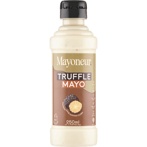Foto van Mayoneur Mayo truffel op witte achtergrond