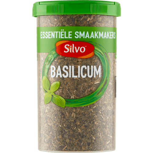 Foto van Silvo Basilicum op witte achtergrond