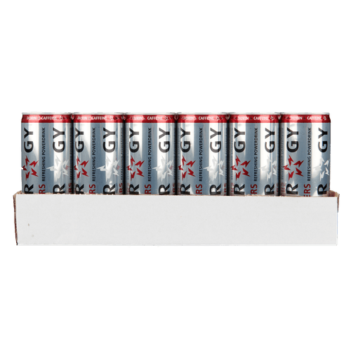 Foto van Slammers Energy drink 24x250ml op witte achtergrond