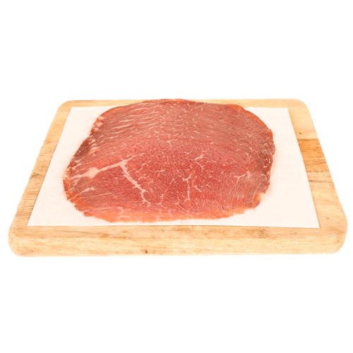 Foto van DekaVers Rosbief op witte achtergrond