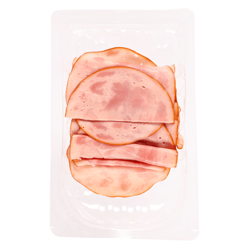 Foto van DekaVers Achterham flinterdun op witte achtergrond