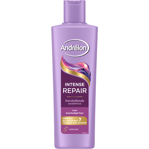 Foto van Andrélon Shampoo intense repair op witte achtergrond