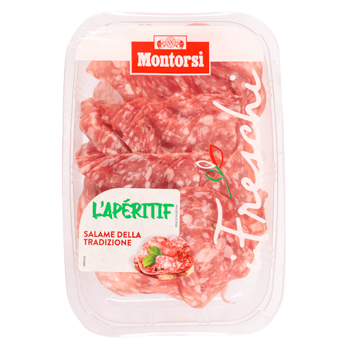 Foto van Montorsi Salame op witte achtergrond