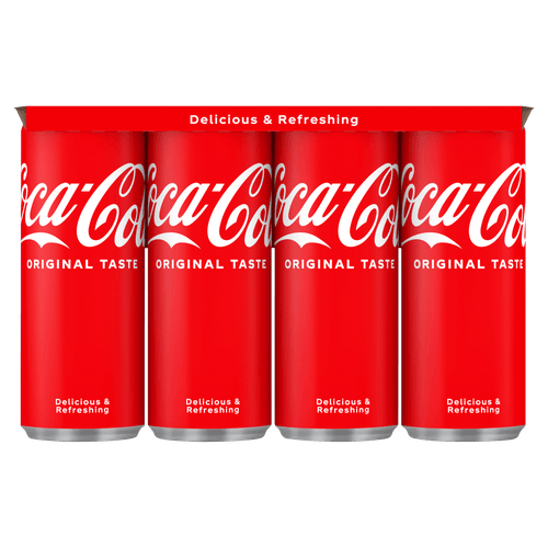 Foto van Coca-Cola Regular 8x25 cl op witte achtergrond