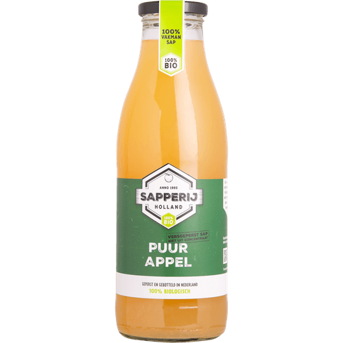 Foto van Sapperij Bio appel op witte achtergrond