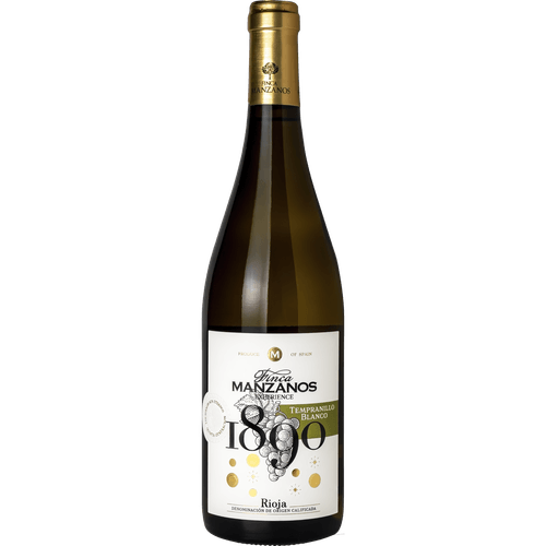 Foto van Finca Manzanos Rioja Tempranillo Blanco op witte achtergrond