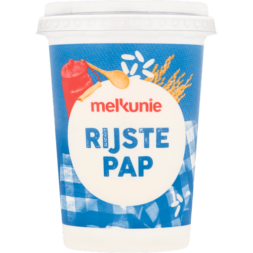 Foto van Melkunie Rijstepap op witte achtergrond