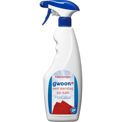 Foto van G'woon Kalkreiniger op witte achtergrond