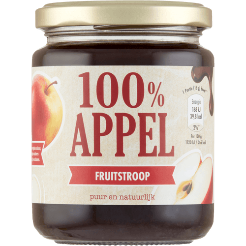 Foto van Canisius 100% appelstroop op witte achtergrond