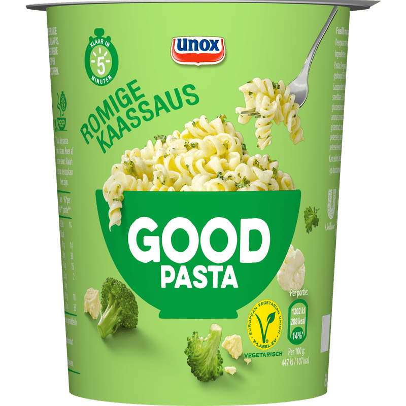 Unox Good pasta romige kaassaus
