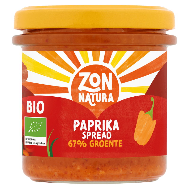 Zonnatura Paprika spread 67% groente