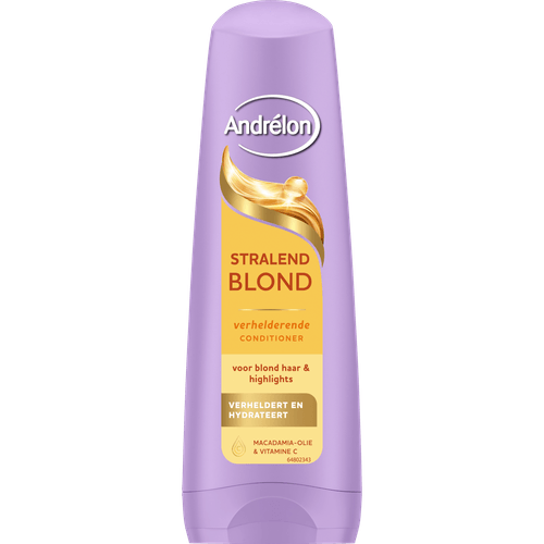 Foto van Andrélon Cremespoeling stralend blond op witte achtergrond