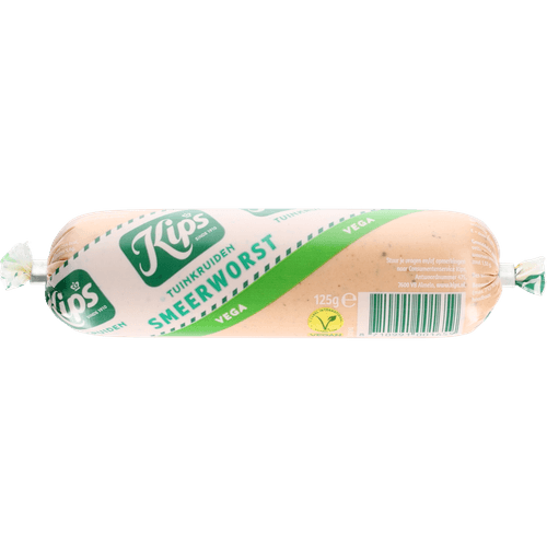 Foto van Kips Smeerworst vega tuinkruiden op witte achtergrond