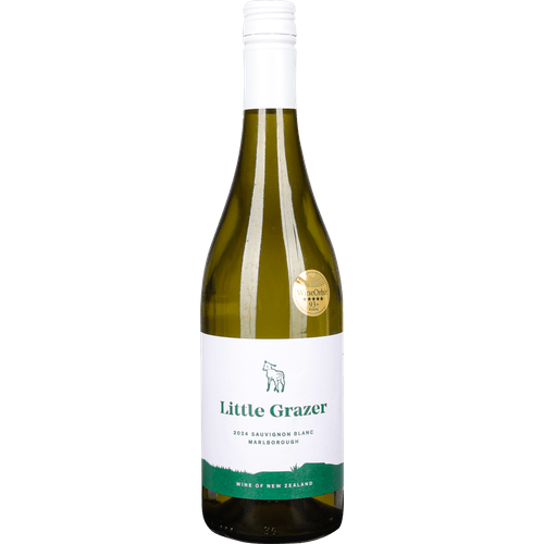 Foto van Little Grazer Sauvignon blanc op witte achtergrond