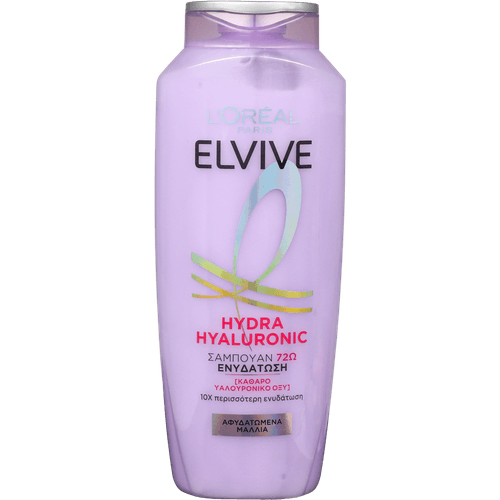 Foto van Elvive Shampoo hydra hyaluronic op witte achtergrond