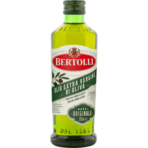 Foto van Bertolli Olijfolie extra vergine classico op witte achtergrond