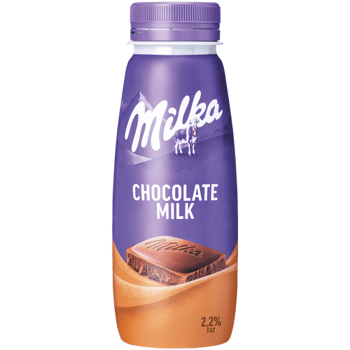 Foto van Milka Chocolademelk original op witte achtergrond
