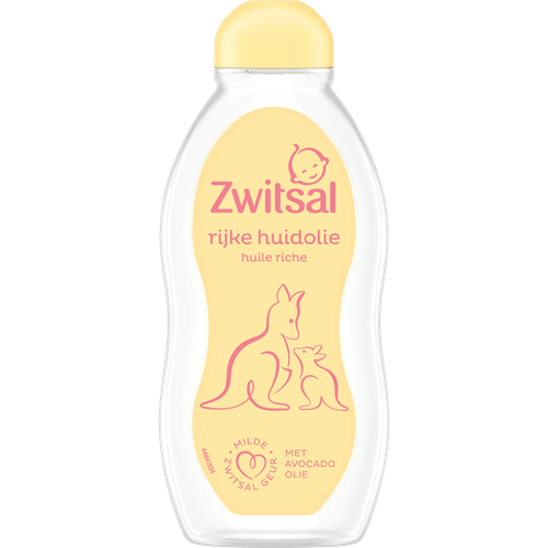 Foto van Zwitsal Rijke olie op witte achtergrond