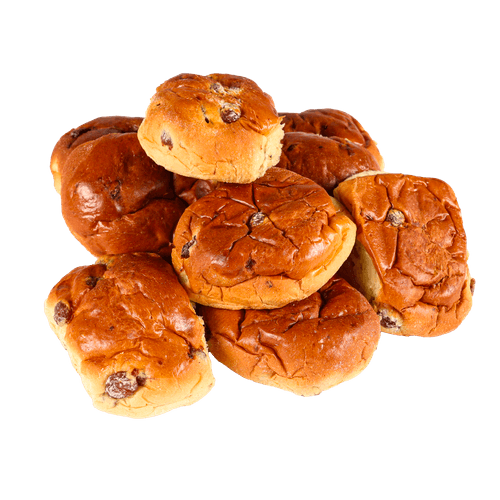 Foto van DekaVers Mini rozijnenbollen 9 stuks op witte achtergrond