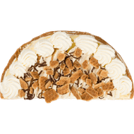 DekaVers Stroopwafel vlaai half