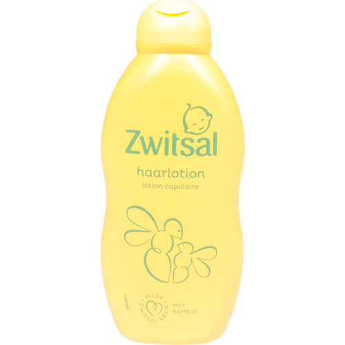 Foto van Zwitsal Haarlotion op witte achtergrond