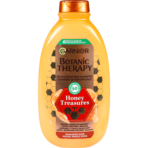 Foto van Garnier Shampoo honey op witte achtergrond