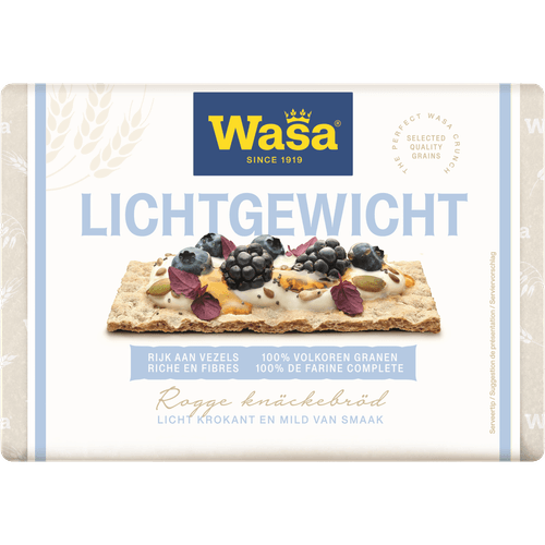 Foto van Wasa Lichtgewicht op witte achtergrond