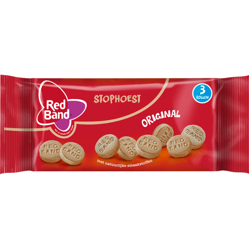 Foto van Red Band Stophoest 3 st. op witte achtergrond