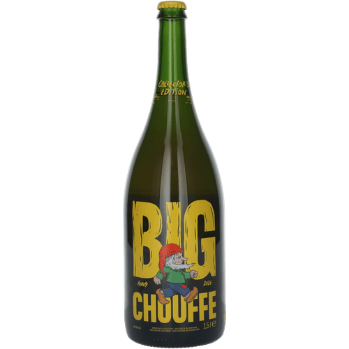 Foto van La Chouffe Big op witte achtergrond