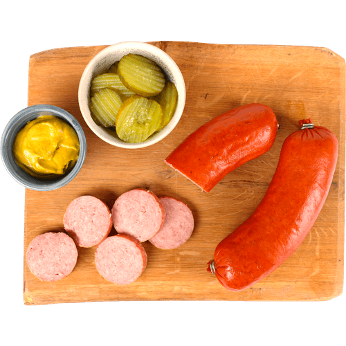 Foto van Proef 't Verschil Ketelworst op witte achtergrond