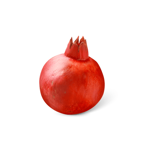 Foto van Granaatappel op witte achtergrond