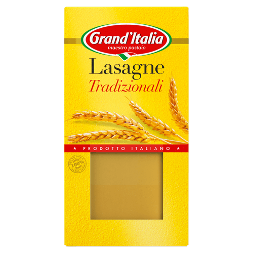 Foto van Grand'Italia Lasagne op witte achtergrond