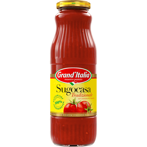 Foto van Grand'Italia Pastasaus sugocasa traditional op witte achtergrond