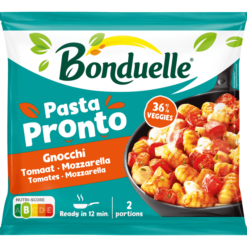 Bonduelle Pasta pronto gnocchi tomaat mozzarella