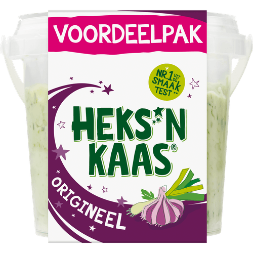 Foto van Heks'nkaas Smeerdip origineel voordeelpak op witte achtergrond