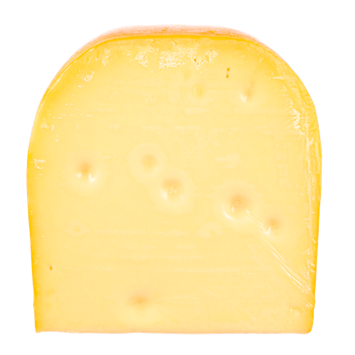 Foto van DekaVers Boerenkaas belegen stuk op witte achtergrond