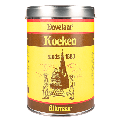 Foto van Davelaar Koeken 17st. op witte achtergrond