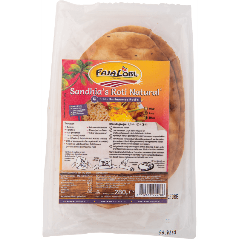 Faja Lobi Sandhia's roti natural