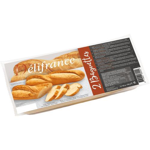 Foto van Délifrance Baguettes wit classique op witte achtergrond