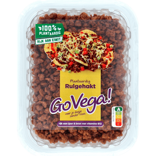 Foto van Go Vega Rulgehakt op witte achtergrond