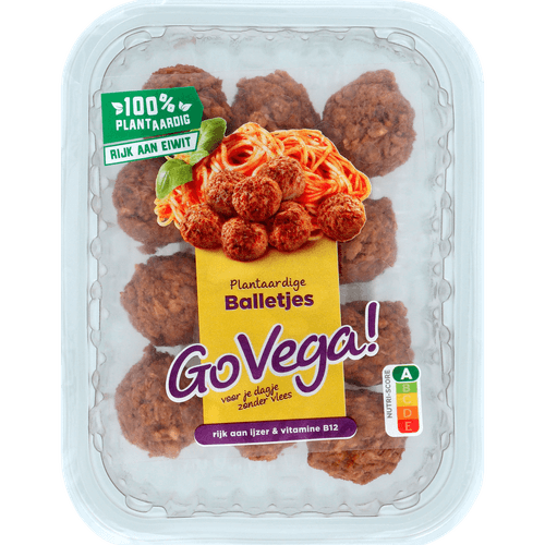 Foto van Go Vega Balletjes op witte achtergrond