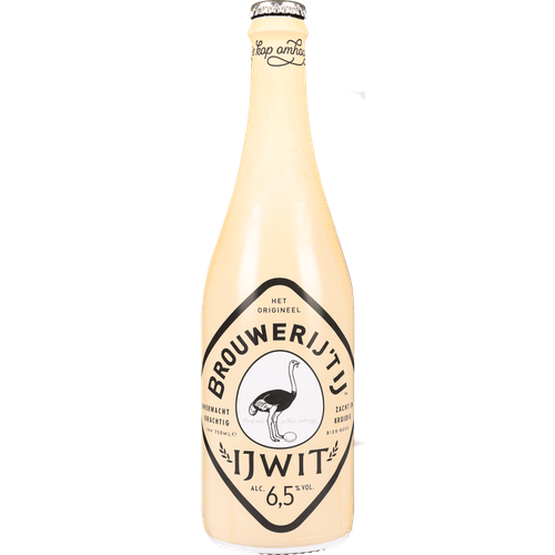 Foto van Brouwerij 't IJ Ijwit op witte achtergrond