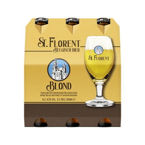 Foto van St. Florent Blond 6x300ml op witte achtergrond