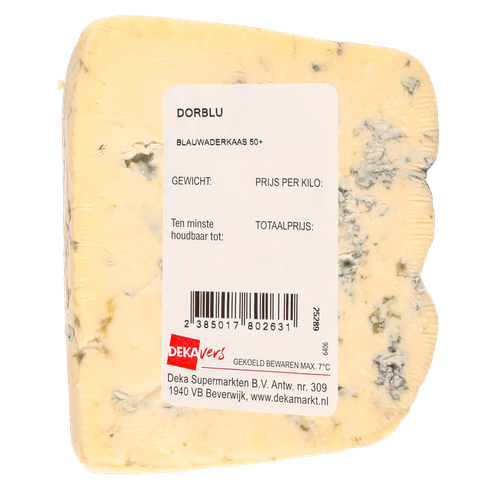 Foto van DekaVers Dor blu op witte achtergrond